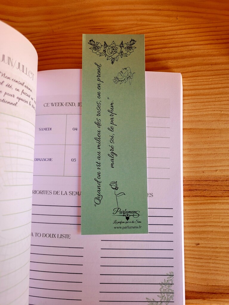 Marque page parfumens original